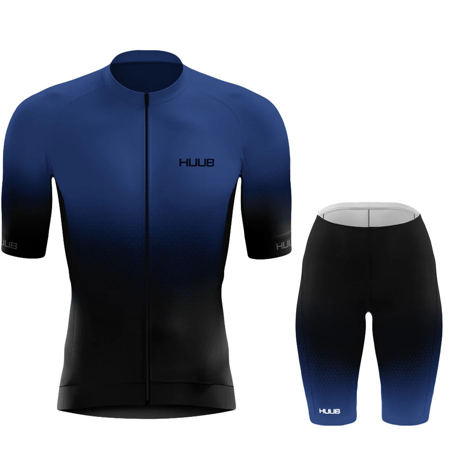 Short Sleeve Road Bike & MTB Racing Kit, Breathable Summer Bicycle Clothing with Bib Shorts