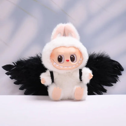 17cm Mini Plush Doll'S Clothes Outfit Accessories For Korea Kpop Exo Labubu Idol V1 V2 Bee Dinosaur Shark Costume Clothing Gift