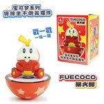 Original Pokemon Anime Figures Pikachu Gengar Sprigatito Sylveon Quaxly Fuecoco Tumbler Toys PVC Model Kawaii Collect Kid Dolls