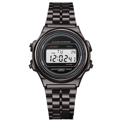 Retro Square Electronic Watches Digital Display Women Men Watch Rose Gold Silver Luxury Ladies Wristwatches Relojes Para Mujer