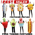 Avocado Cosplay Costume Fruit Food Party Jumpsuit Adult Carnival Purim Disguise Clothes Couple Fancy Holiday Outfit 2025 New