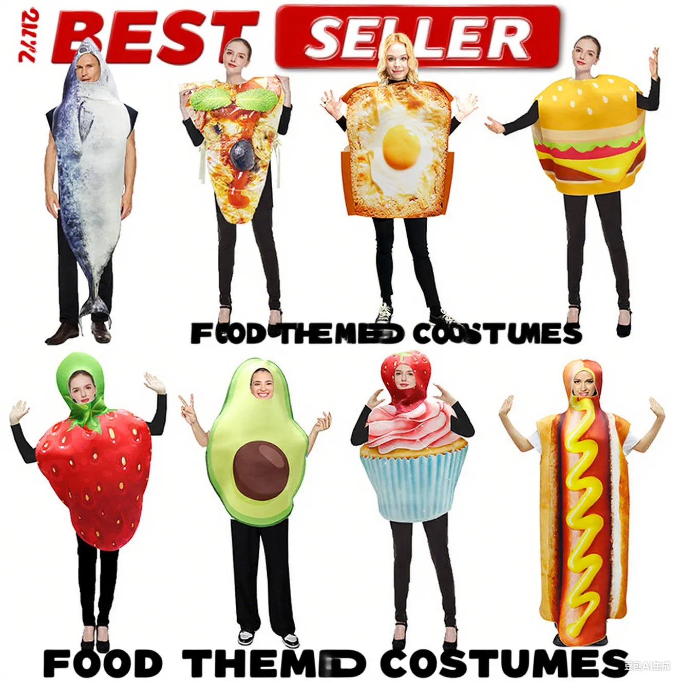 Avocado Cosplay Costume Fruit Food Party Jumpsuit Adult Carnival Purim Disguise Clothes Couple Fancy Holiday Outfit 2025 New
