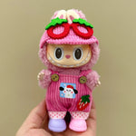 Doll Clothes For 15-17CM I II III Labubu Outfits Mini Plush Cotton Idol Doll Universal Clothing Sitting Party Accessories Gifts