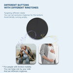 Circular Black Self Powered Wireless Doorbell AC 110v 220v US/EU Plug With 60 Rings Waterproof Long-Distance Kinetic Door Bell