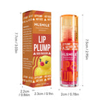 MLSMILE Duck Lip Plump Lip Oil Moisturizing Lip Gloss Mirror Water nature long-lasting  Gloss Gloss Pearl Lip Glaze Set