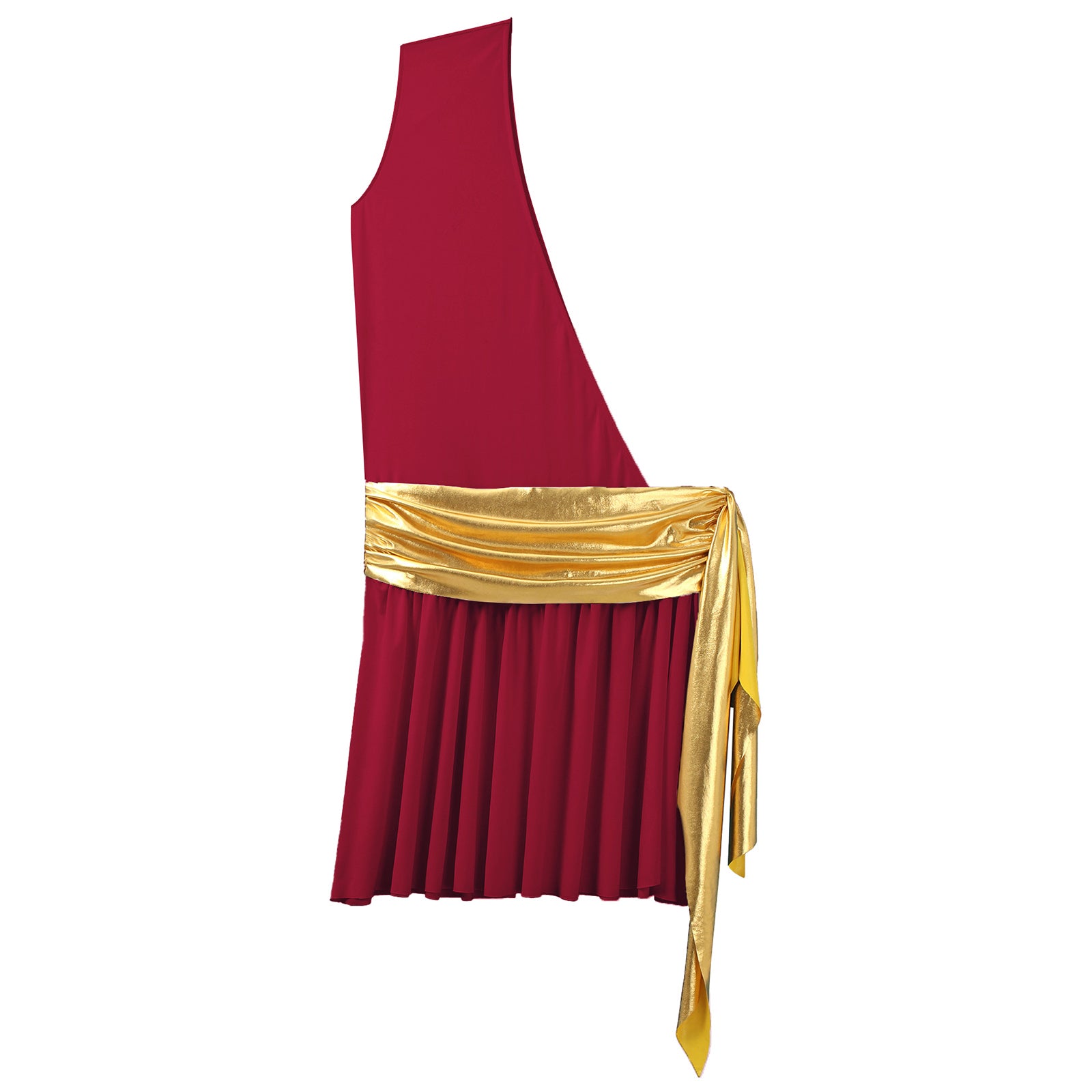 Mens Ancient Greek God Toga Gladiator Costumes Roman Emperor One Shoulder Sleeveless Robe Halloween Medieval Warrior Outfits