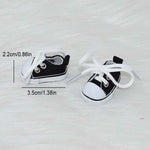 For LABUBU Canvas Shoes Suitable for 17cm Labubu Dolls Shoes Boots Toys Casual Sports Shoes Dolls Accessories DIY Doll Toys