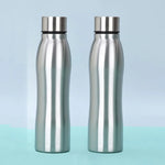 High Quality 1000ml Stainless Steel Sport Water Bottle Single-layer Rugged Water Cup Metal Flask Drinkware Camping Sports Gym