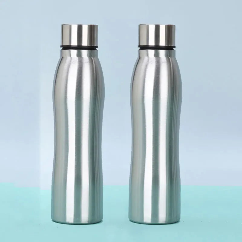High Quality 1000ml Stainless Steel Sport Water Bottle Single-layer Rugged Water Cup Metal Flask Drinkware Camping Sports Gym
