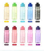 Transparent Water Bottle Portable Sport Cup for Drinking Kitchen Tools 650ML Water Bottle For School Gym Travel Girl Boy