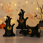 Halloween Decoration Ghost Tree Led Night Glow Ghost Lantern Ghost Face Tree Stump Lantern Festival Atmosphere Horror Decoration