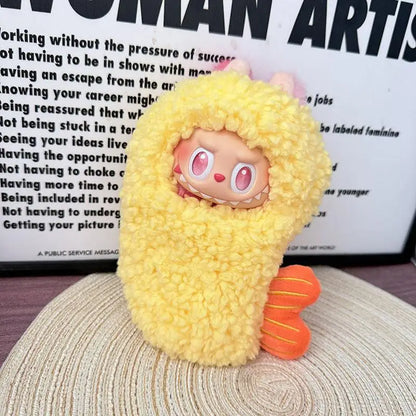 Instant Noodle Bucket Clothes For Labubu doll outfit corn milk box Travel Style Kid Toy Gift no doll