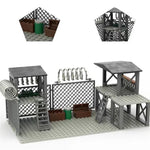 WW2 Army Military Base Model Building Kits Boys Toys Gifts Army Supplies Military Construction Building Blocks Sets