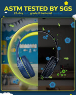 1/2/3Pcs AWATRUE AT2 Kids Headphones Wired Toddler Headsets with Mic Over-Ear Headphone Foldable on-Ear Design for PC,Laptop