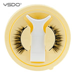 YSDO Magnetic Eyelashes Reusable Winged Magnetic 3D Mink lashes Long-Lasting No Glue Needed False Eyelashes with Tweezer Makeup