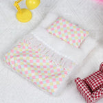 Doll Bed Sleeping Bag For 17cm Ropa Labubu Plush Toy & Accessories Cute Set Home Warmth Girl Gift