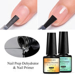 7ml Nail-Primer & Prep Dehydrator Gel Nail Polish 28 Days+ Long-Lasting No Need UV LED Lamp Nail Gel Base Top Coat Varnishes