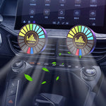 Smart RGB Pickup Lights LED 3D Ambient Lamp Sound Control Music Rhythm Lights Air Freshener for Car Gaming TV Creative Decora