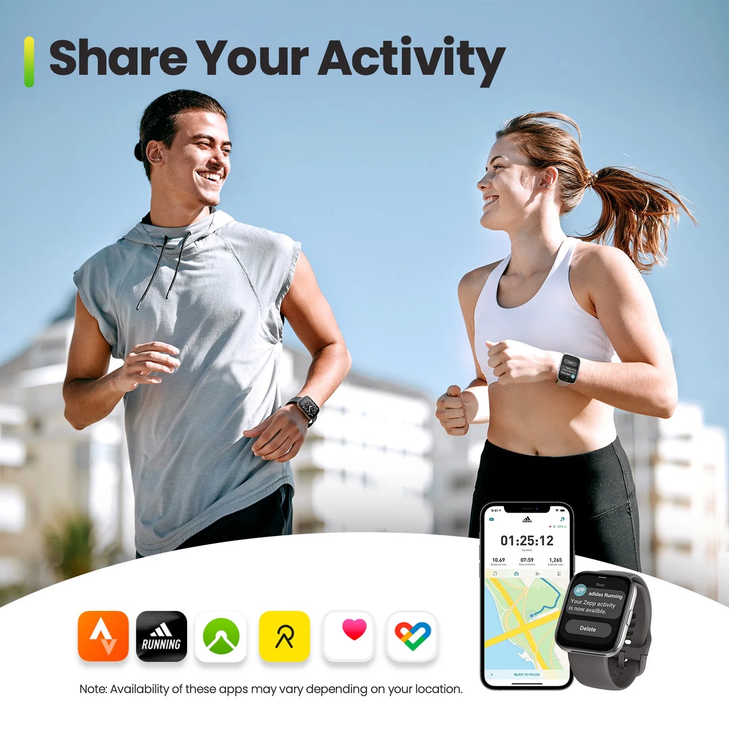 New Amazfit  Bip 5 Unity 46mm Smart Watch 120+ Sport Modes 24-hour Health Monitoring Smartwatch For Android IOS Phone