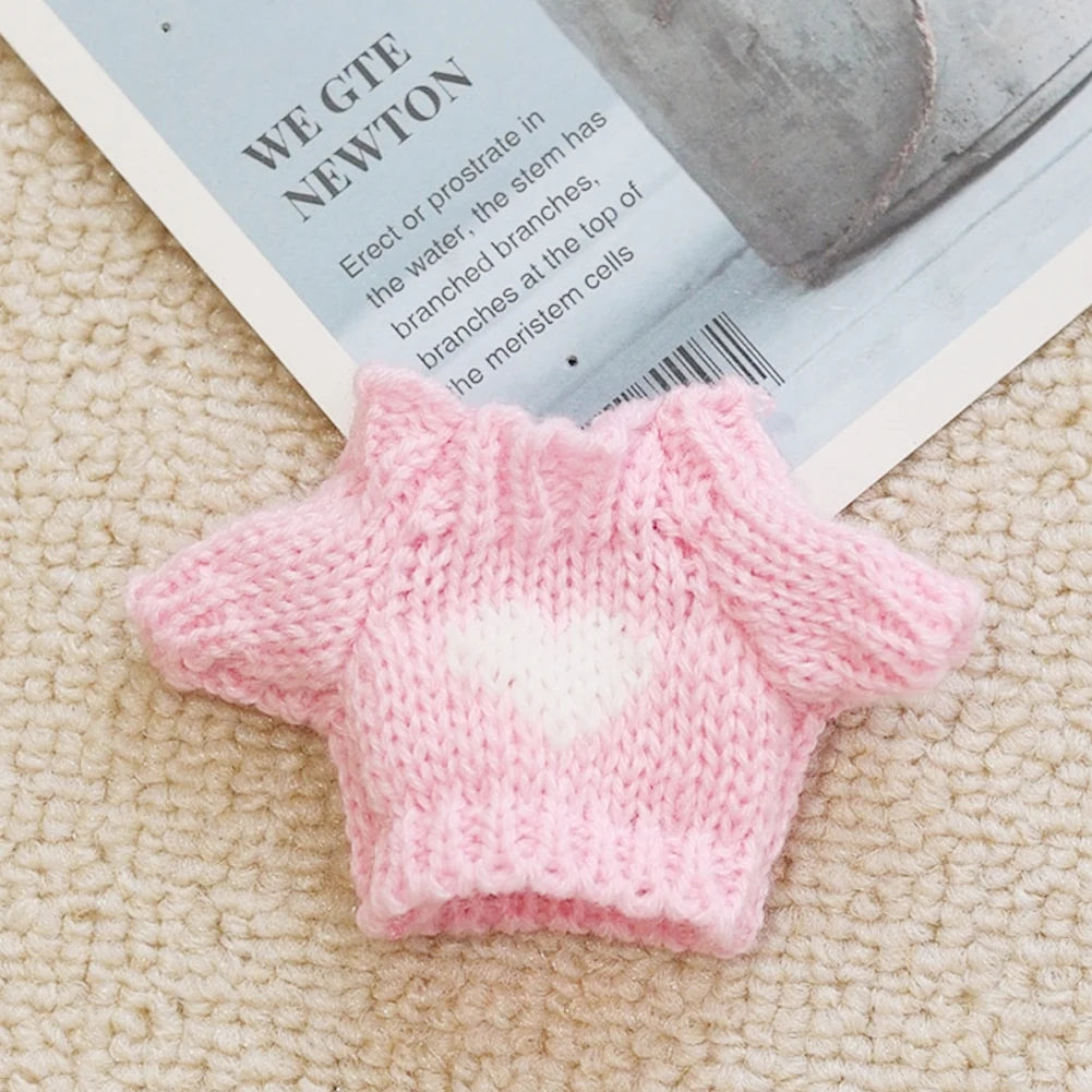 For Labubu'S Clothes Striped sweater outfit Match with hat pendant  Can match according to your preferences Labubu Accessories