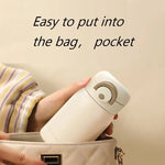 Mini Thermos Cup 220ml/350ml Pocket Cup Stainless Steel Thermal Coffee Mug Vacuum Flask Insulated Hot Water Bottle Kids Gift