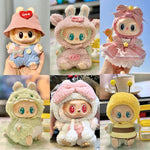 17cm Mini Plush Doll'S Clothes Outfit Accessories For Korea Kpop Exo Labubu I II Idol Dolls sit party overalls Clothing Gift
