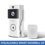 Smart Visual Doorbell with Solar Panel, Anti-Explosion Design, Real-Time Monitoring, Voice Distortion, Waterproof Cover