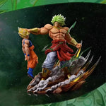 Broli Vs Goku Anime Figure Dragon Ball Broli 28cm Figurine Pvc Statue Model Doll Desk Decoration Collectible Toys Christmas Gift