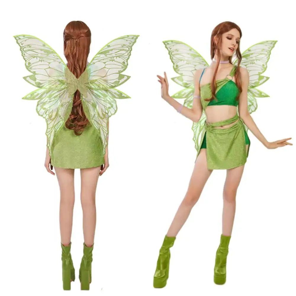 Adults Fairy Wings Girls Sparkling Angel Wings Butterfly Costume Wings for Halloween Costume Dress up Party Favor Christmas Gift