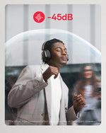 Baseus Bowie 30 Max Bluetooth Headphones 45dB Noise Cancellation Hi-res LDAC Over Ear Headset 3D Spatial Audio Wireless Earphone