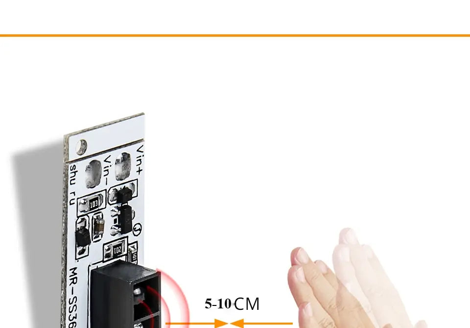 Smart Switch Module Sensor Motion Detector Finger Hand Sweep Sensor DC 12V 24V 3A Maximum 36W Power Light Switches