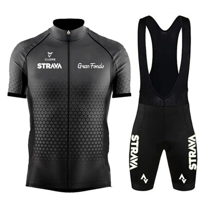 Maillot de cyclisme STRAVA pour homme