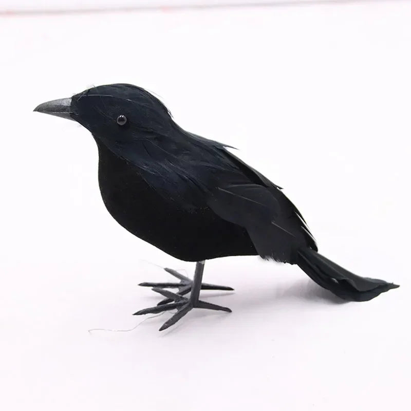 1-3pcs Realistic Artificial Crows Party Ornament Halloween Decorations 2023 Halloween Party Props Horror Crow Decoration
