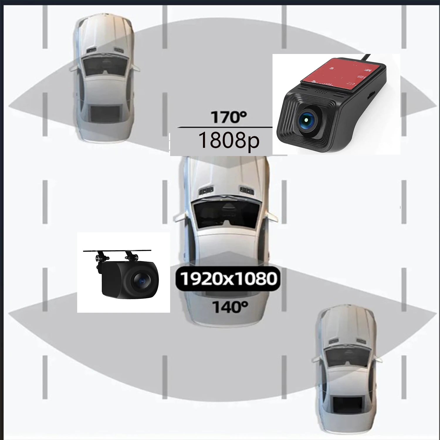 Car DVR Dash Cam 4K Rear View Auto Dashcam For Car Camera 2160P Video Recorder Reverse Dvr WIFI 24H Parking Monitor