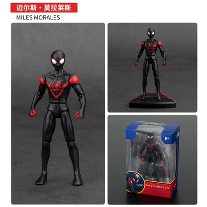 Avengers Legends Iron Man Spider Man Thor Captain America Thanos Hulk War Machine Action Figures Gif