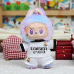 For 17cm Labubu Football Basketball Size 10 Clothing V1V2 Labubu Doll Size 7 Vinyl Pendant Doll Clothing DIY Sportswear Boy Toy
