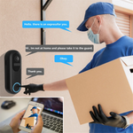 A99E-1080P Smart Wireless Video Doorbell Camera Wireless Smart Video Doorbell With Chime Two-Way Talk Night Vision