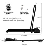 2In1 Treadmill For Home With Remote Control 1-6 Km/h Speed With LED Display & Bluetooth Speaker Phone Holder For Home, Office