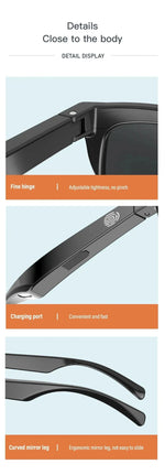 Xiaomi MIJIA Smart Sunglasses – Bluetooth Audio, UV Protection, Waterproof