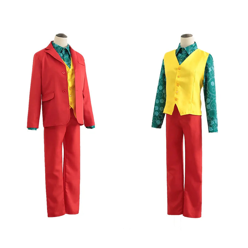 Movie Characters Joker Male Cosplay Costume Anime Character Halloween Costume Cosplay Costume Set Uniform