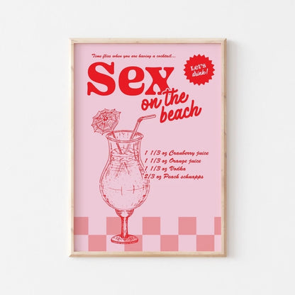 Vintage Cocktail Mojito Wine Club Bar Drinks Wall Art Canvas Painting Nordic Posters And Prints Wall Pictures For Living Room