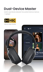 HAYLOU S40 ANC Wireless Headphone 50dB Noise Canceling Hi-Res 3D Spatial Audio Earphone with LDAC Bluetooth 6.0 Over Ear Headset
