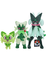 Pokemon Figures Plush Toy Sprigatito Floragato Meowscarada 1st and 2nd Order Evolution Kawaii Doll Soft Stuffed Toys Gift