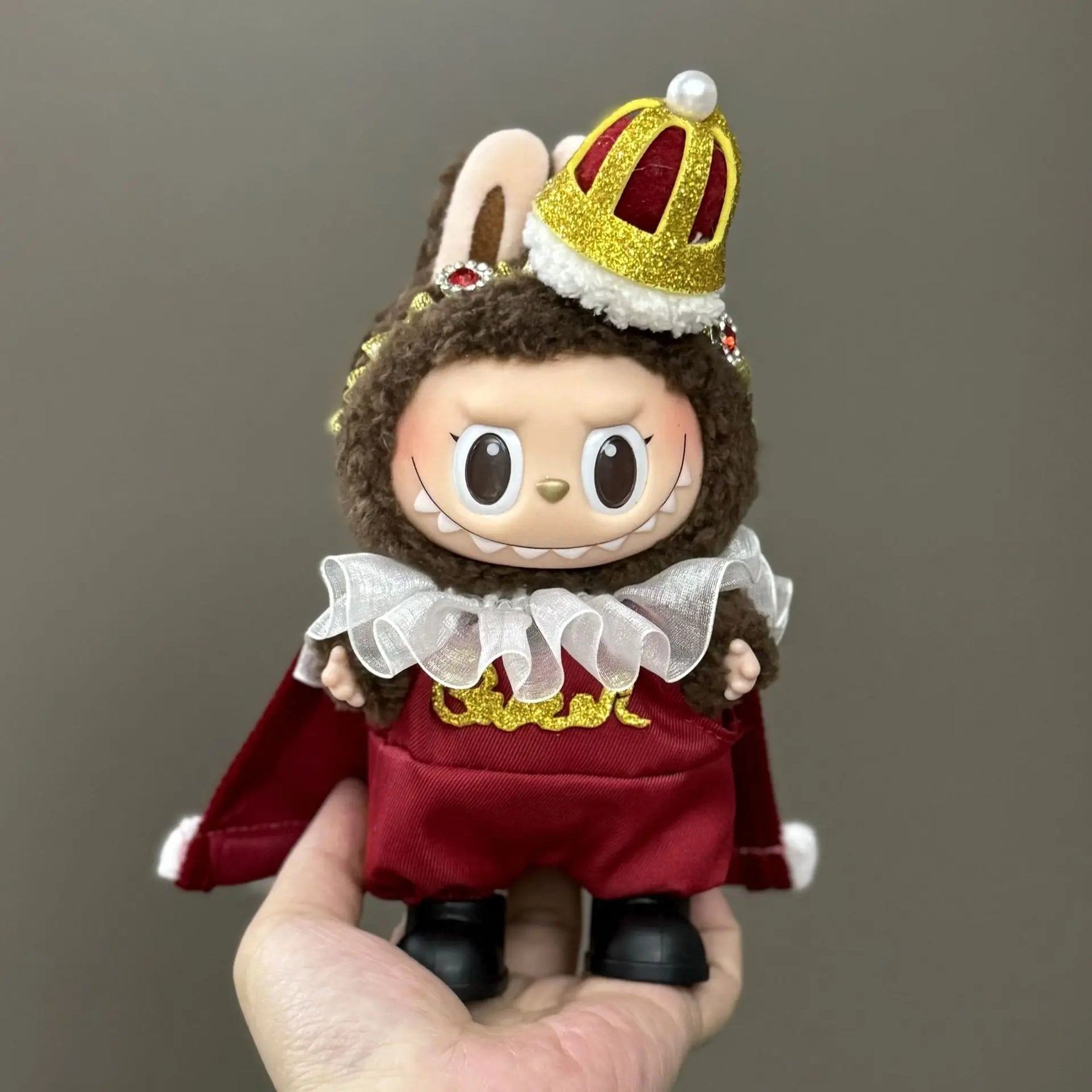 10cm 7 Pcs Clothes For Labubu Set Accessories Skirt Pants Hat Sweet And Iovely Princess Style Doll Dress Up Toys Gift