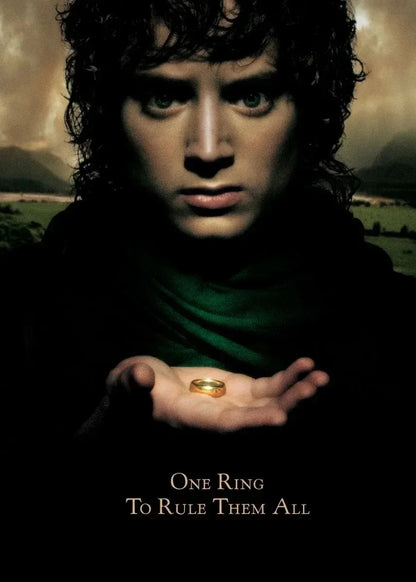Retro Classic Movie T-The L-Lords of The R-Rings Poster Print Canvas Painting for Living Room Home Decor No Frame