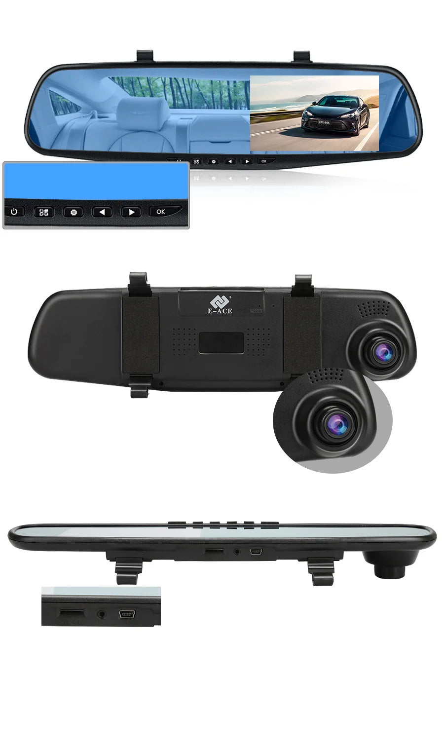 Dash Cam 4.3 inch 