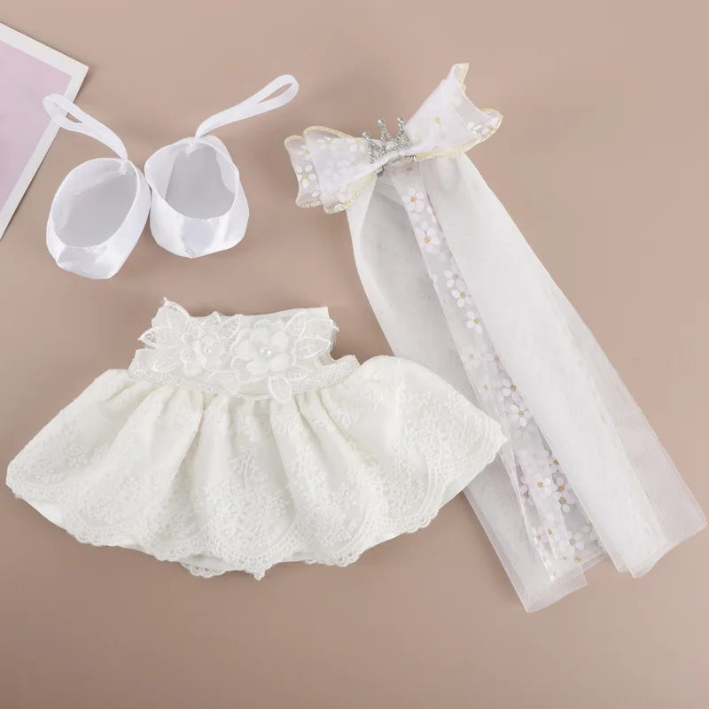 2025 New 38cm Labubu Hot Only Selling Clothes Labubu Mokoko Idol Doll Fashion Design Dress Coat Set Accessories Gift