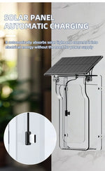 Wireless Doorbell Camera with Solar Cover 1080P Video Intercom Motion Detect Night Vision Waterproof Outdoor Smart Doorbell Wifi