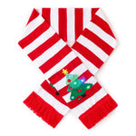 Christmas LED Scarf - Knitted Multicolor Light-Up Scarf for Kids and Adults