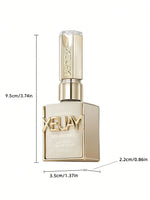 15ml Glass Top Coat Long Lasting Clear Rubber Top Coat LED UV Strengthen Nails High Gloss Top Finish Gel Nail Polish